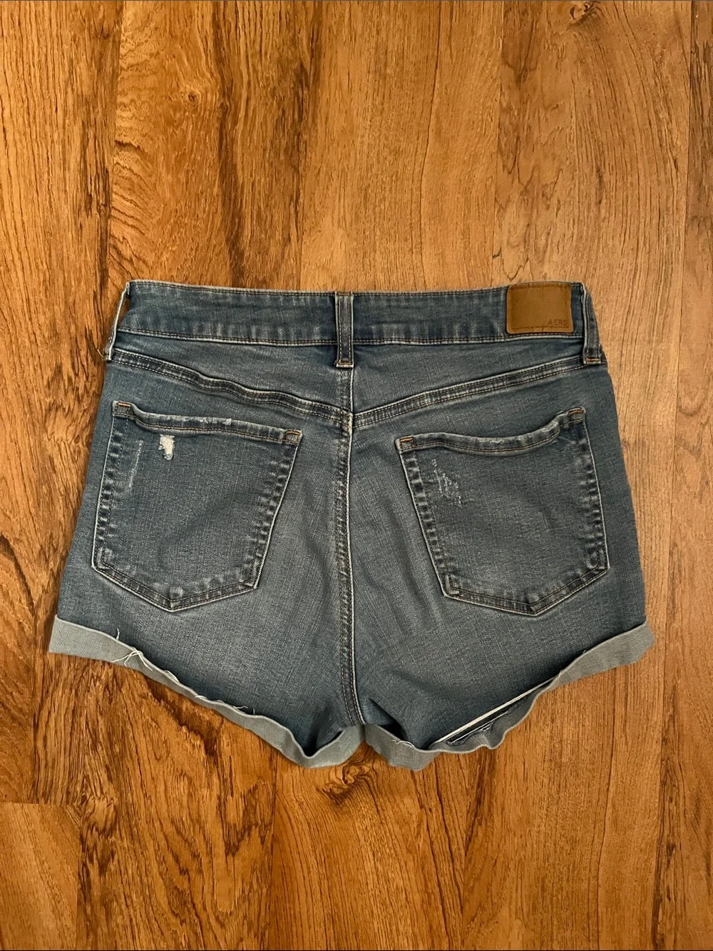 Aeropostale Midi Denim Shorts